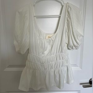 Maeve by Anthropologie white top